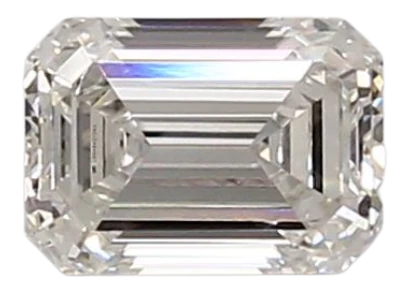 0.98 Carat F VVS2 Emerald Lab Diamond