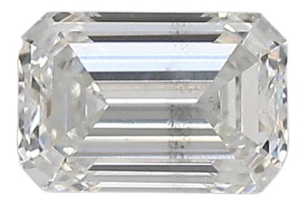0.99 Carat F SI1 Emerald Lab Diamond