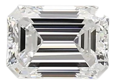 0.99 Carat D VVS1 Emerald Lab Diamond