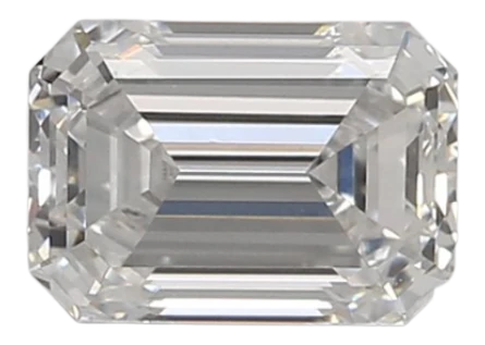 0.99 Carat D VVS2 Emerald Lab Diamond