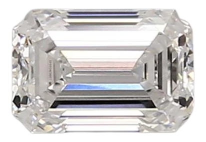 0.99 Carat D VVS2 Emerald Lab Diamond