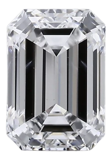 1.0 Carat D SI1 Emerald Lab Diamond