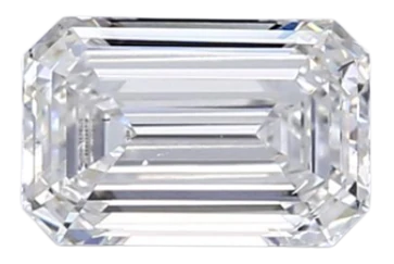 1.0 Carat E SI1 Emerald Lab Diamond