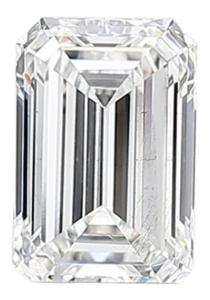 1.0 Carat E SI1 Emerald Lab Diamond
