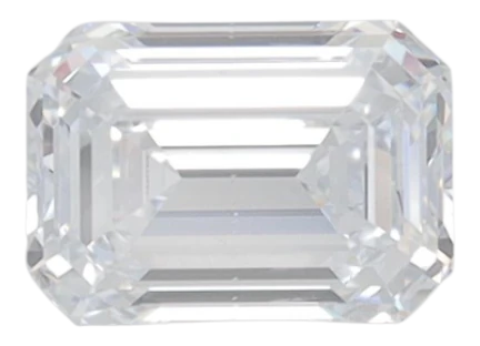 1.0 Carat F SI1 Emerald Lab Diamond