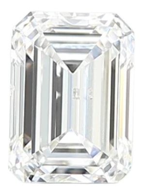 1.01 Carat D SI1 Emerald Lab Diamond