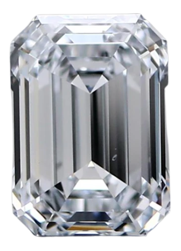 1.01 Carat F SI1 Emerald Lab Diamond