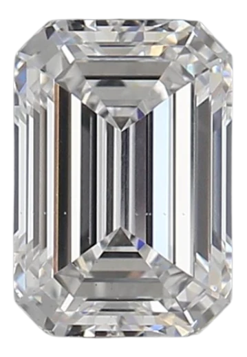 1.02 Carat D VS2 Emerald Lab Diamond