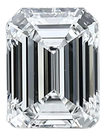 1.03 Carat D VVS1 Emerald Lab Diamond
