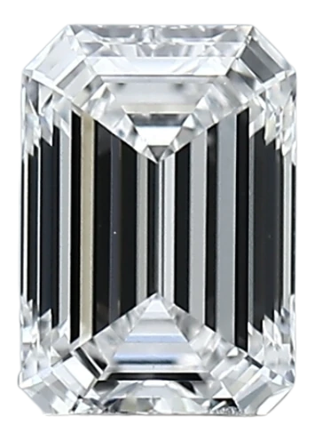1.06 Carat D VVS1 Emerald Lab Diamond