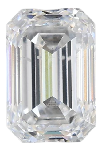 1.1 Carat D SI1 Emerald Lab Diamond