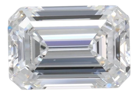 1.1 Carat D VS2 Emerald Lab Diamond