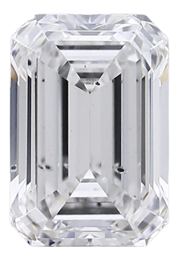 1.14 Carat F SI1 Emerald Lab Diamond