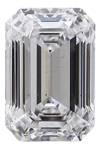 1.17 Carat D SI1 Emerald Lab Diamond