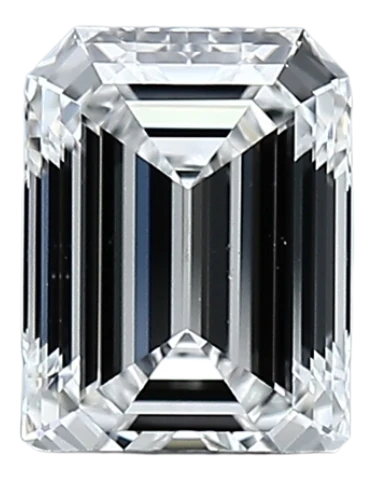 1.21 Carat D VVS2 Emerald Lab Diamond