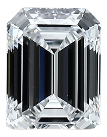 1.21 Carat D VVS2 Emerald Lab Diamond