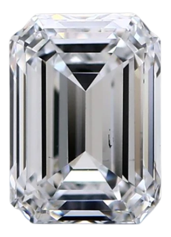 1.22 Carat E SI1 Emerald Lab Diamond