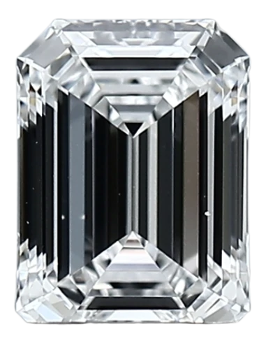 1.22 Carat D VVS2 Emerald Lab Diamond