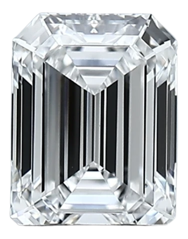 1.23 Carat D VVS2 Emerald Lab Diamond