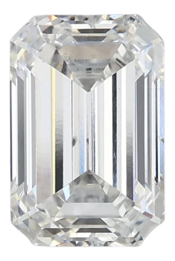 1.24 Carat F SI1 Emerald Lab Diamond