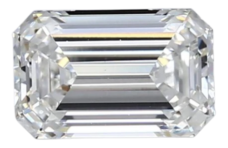 1.25 Carat G VVS2 Emerald Lab Diamond