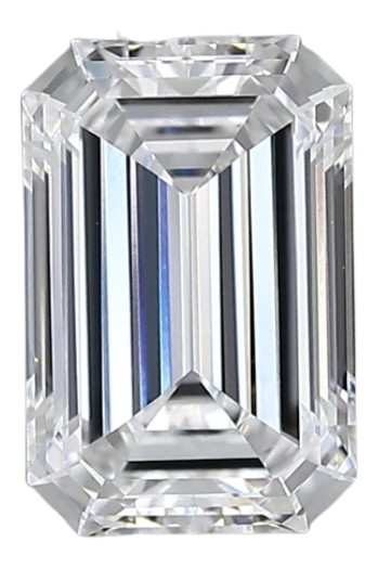 1.3 Carat D VVS2 Emerald Lab Diamond