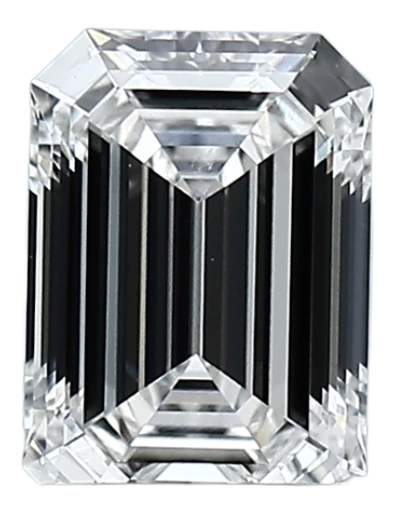 1.31 Carat E VVS2 Emerald Lab Diamond