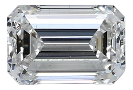 1.41 Carat F VS2 Emerald Lab Diamond