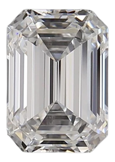 1.53 Carat F VVS2 Emerald Lab Diamond
