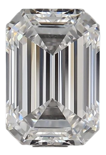 1.58 Carat D VVS2 Emerald Lab Diamond