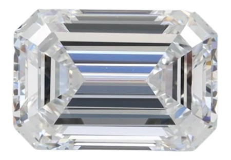 1.9 Carat D VVS2 Emerald Lab Diamond