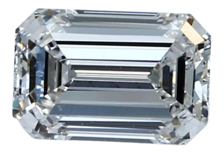 1.9 Carat E VVS2 Emerald Lab Diamond