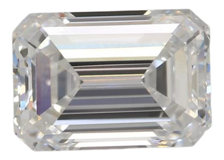 2.09 Carat D VVS2 Emerald Lab Diamond