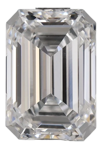 2.09 Carat D VVS2 Emerald Lab Diamond
