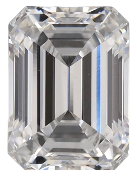 2.09 Carat D VVS2 Emerald Lab Diamond
