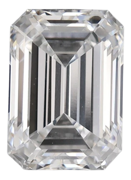 2.09 Carat D VVS2 Emerald Lab Diamond