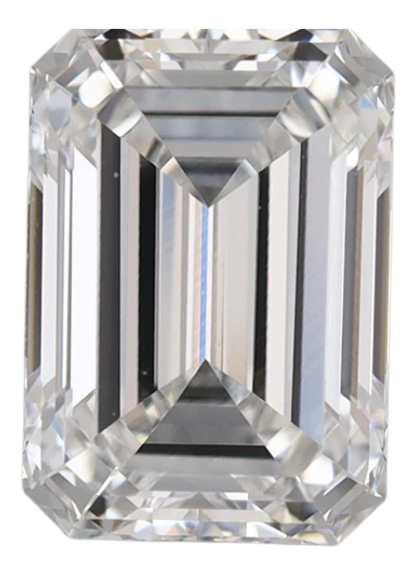 2.09 Carat D VVS2 Emerald Lab Diamond