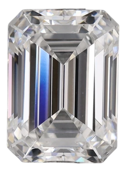2.09 Carat D VVS2 Emerald Lab Diamond