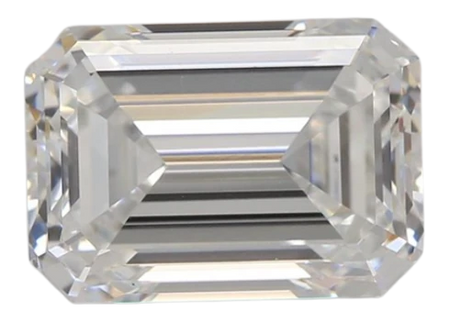 2.09 Carat D VVS2 Emerald Lab Diamond