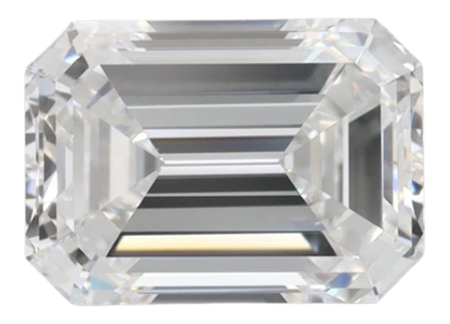 2.19 Carat D VVS1 Emerald Lab Diamond