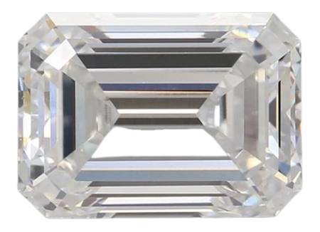 2.51 Carat D VS1 Emerald Lab Diamond
