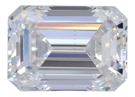 2.58 Carat E VS1 Emerald Lab Diamond
