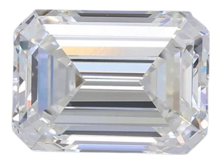 2.59 Carat E VS1 Emerald Lab Diamond