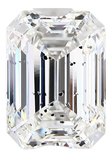 3.02 Carat G SI2 Emerald Lab Diamond