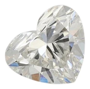 0.83 Carat G VVS2 Heart Lab Diamond