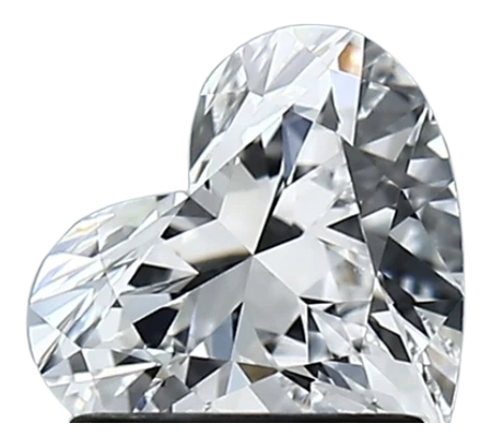 1.11 Carat D VVS2 Heart Lab Diamond