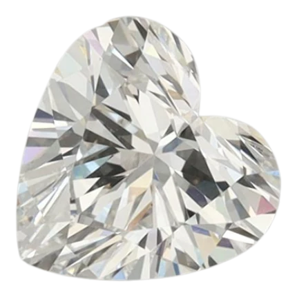1.24 Carat F VVS2 Heart Lab Diamond