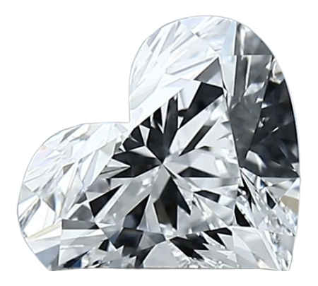 1.28 Carat E VVS2 Heart Lab Diamond