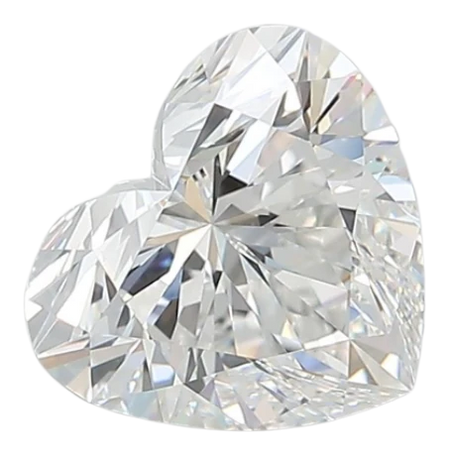 1.61 Carat E VVS1 Heart Lab Diamond
