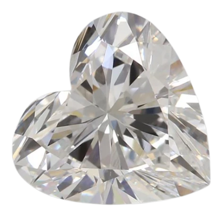 2.52 Carat E VVS2 Heart Lab Diamond